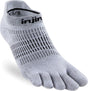 Injinji dames hardloopsokken in grijs, lightweight en no-show met teenverdeling voor extra comfort. Injinji dames hardloopsokken in grijs, lightweight en no-show met teenverdeling voor extra comfort.