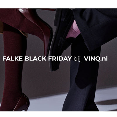 man en vrouw met FALKE sokken black friday