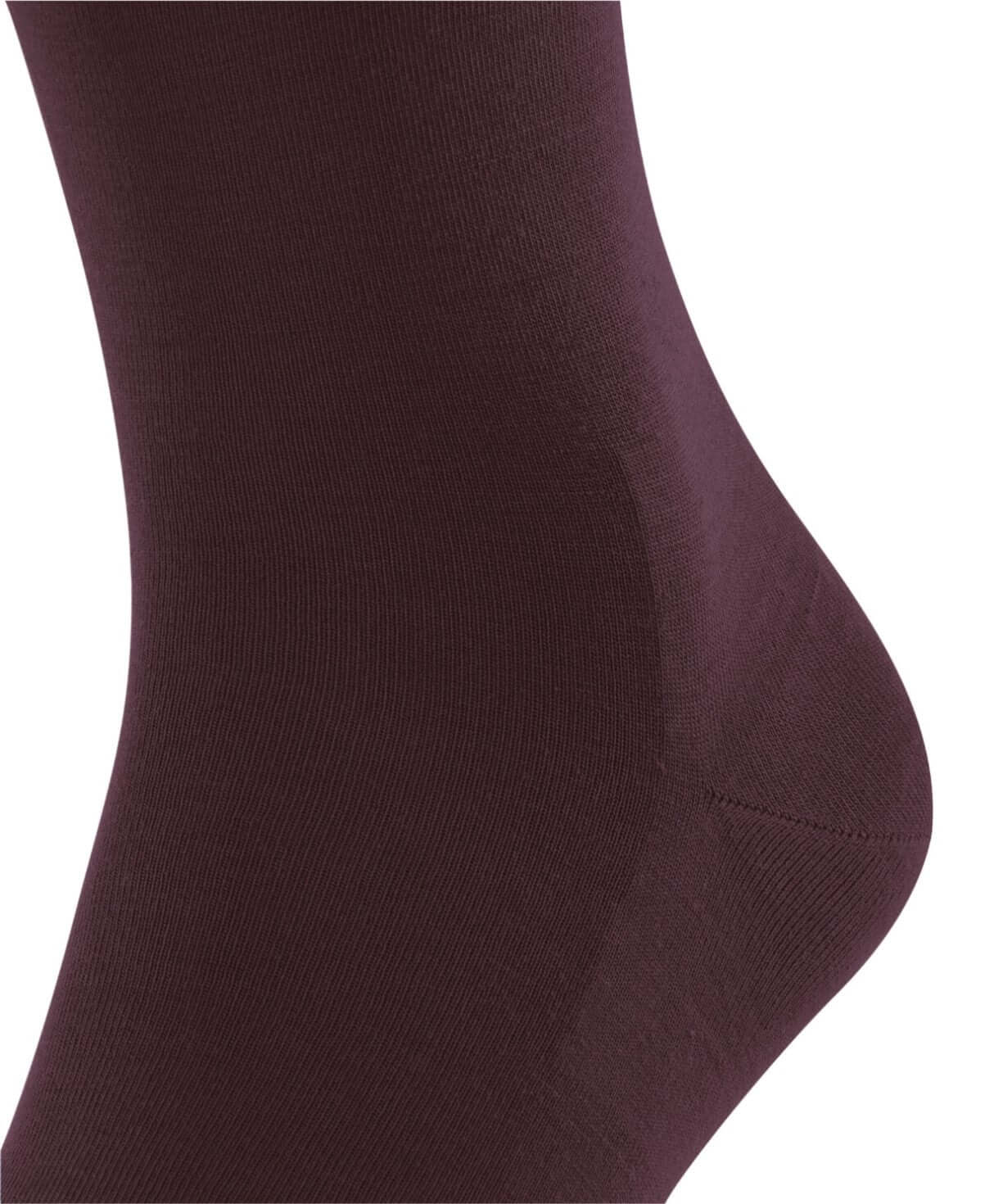 FALKE ClimaWool herensokken in barolo kleur, zachte en lichte breistructuur voor optimaal comfort.