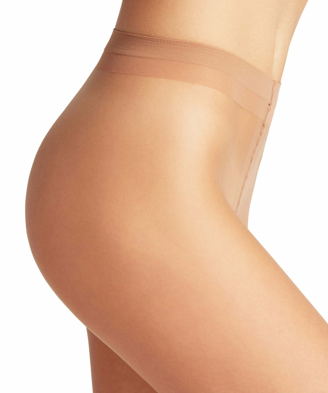 FALKE Dames Zomerpanty Shelina 40027 in Sun kleur, ultra transparant en perfect voor warme dagen.