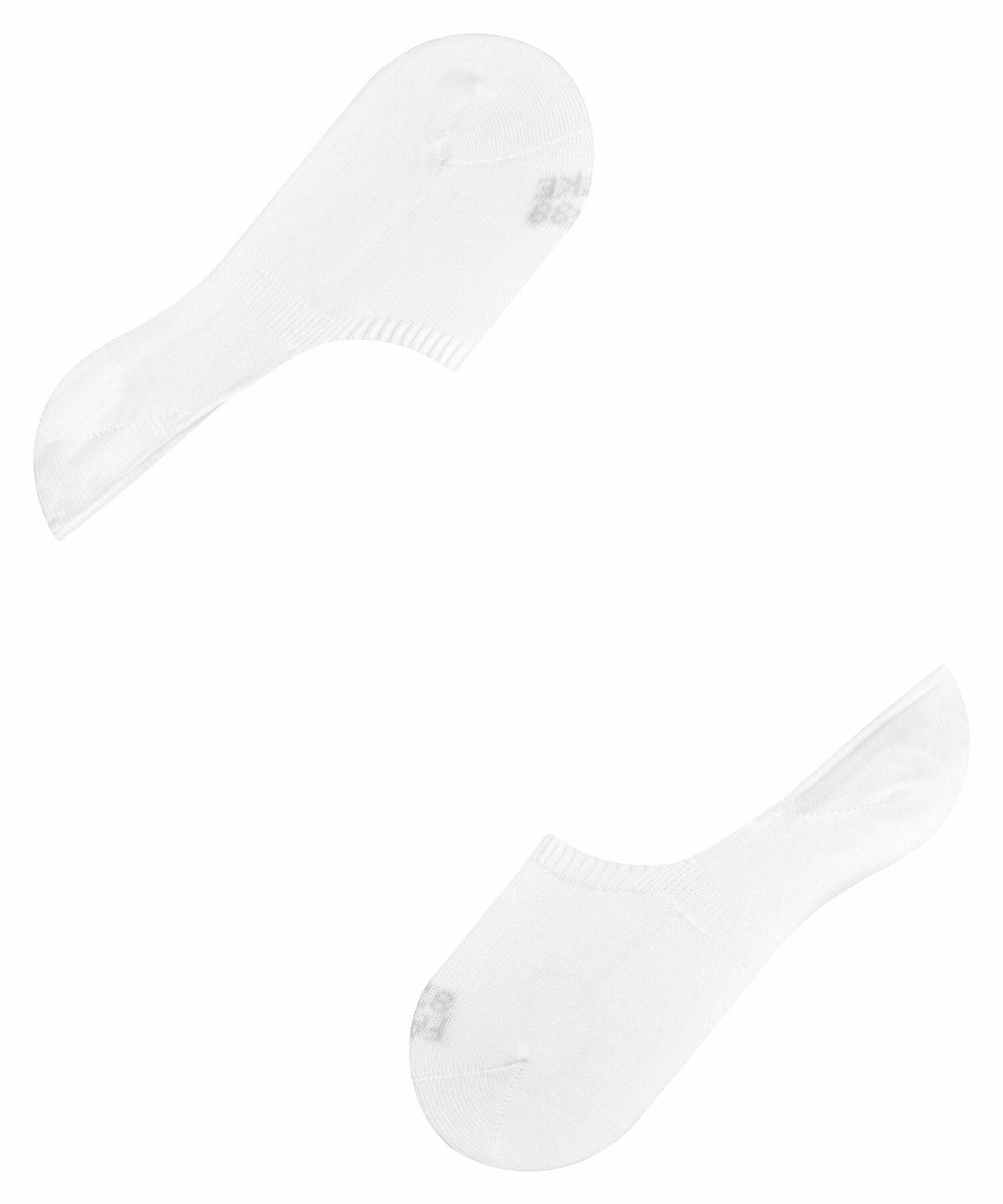 FALKE Dames Step Kousenvoetje Hoog 46493, witte sokjes voor extra comfort in schoenen, pack van 3 paar.