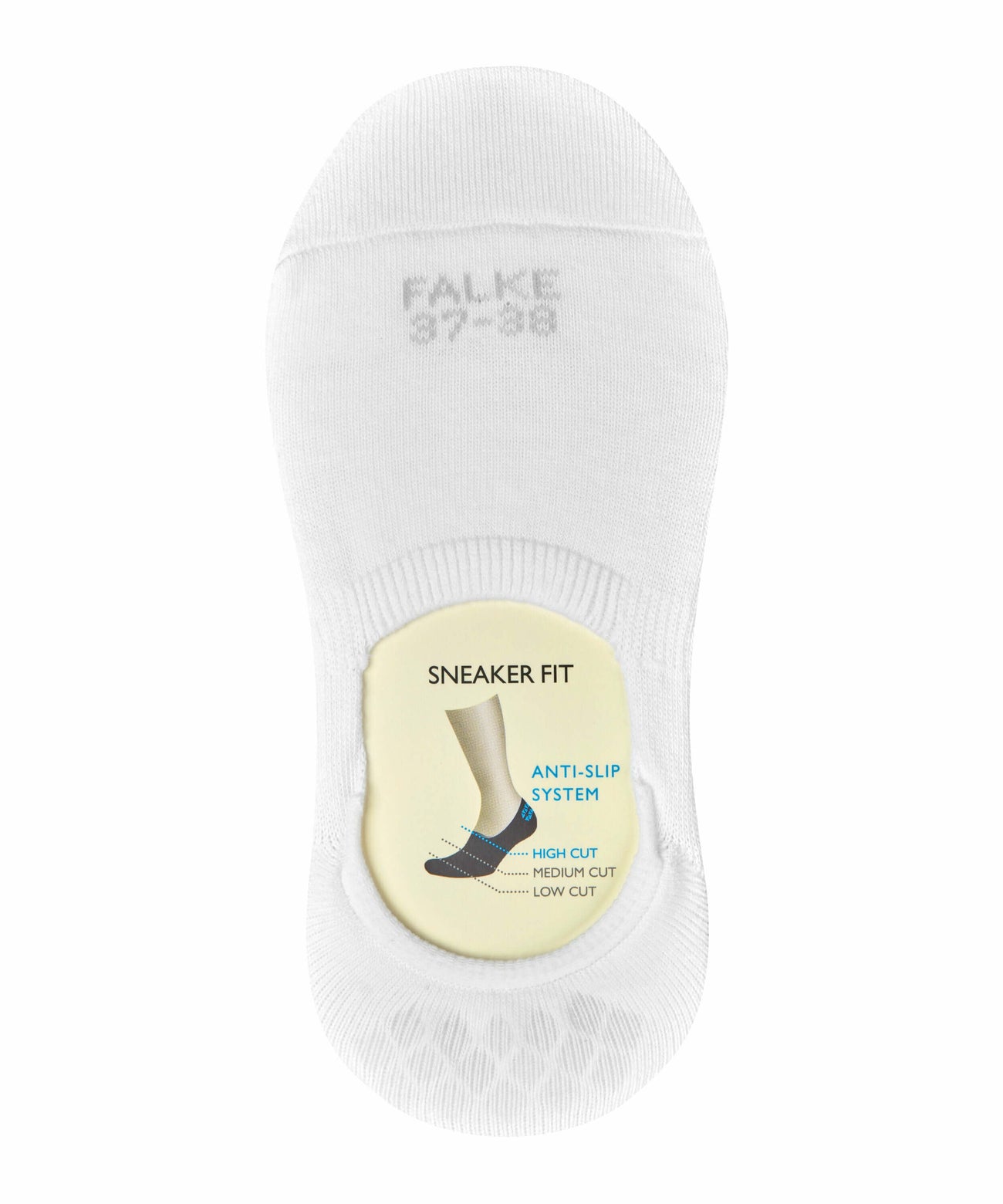 FALKE Step Kousenvoetje Hoog 46493 dames sokken onderkant met anti-slip systeem, maat 37-38.