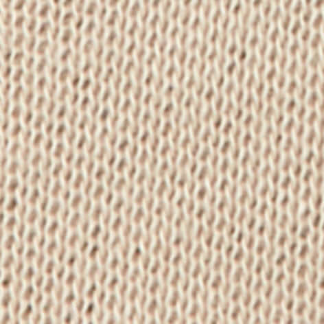 Close-up of soft cream-colored knit fabric for FALKE Dames Step Kousenvoetje Hoog socks.
