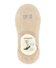 FALKE Dames Step Kousenvoetje Hoog 46493 cream met anti-slip systeem voor comfortabel dragen in sneakers.