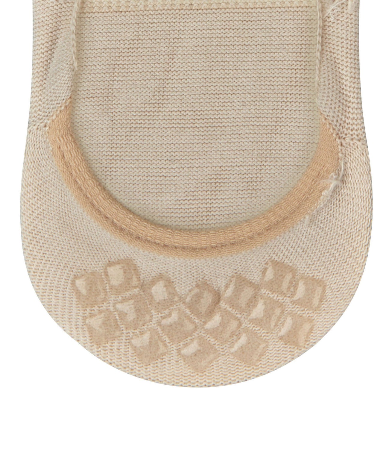 FALKE Dames kousenvoetje hoog in cream, ontworpen voor comfort en verborgen in schoenen.