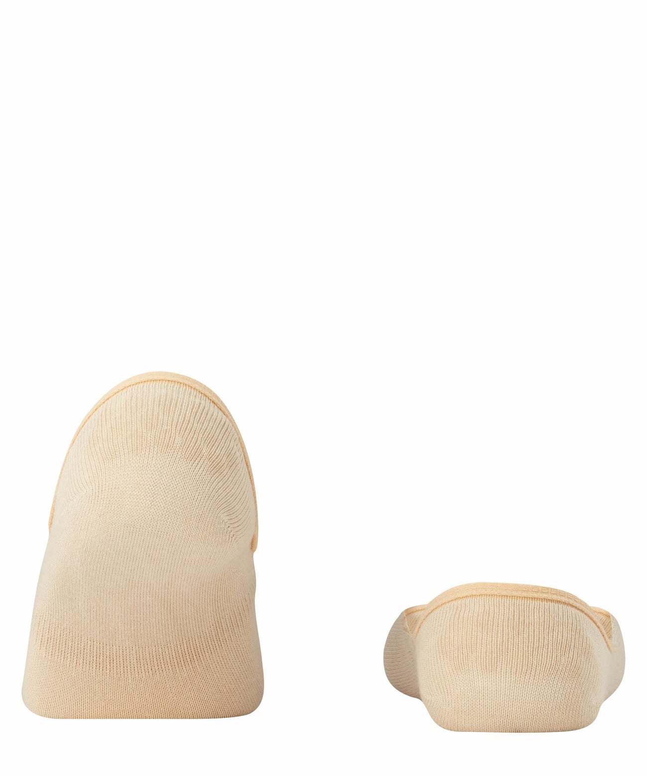 FALKE dames step kousenvoetjes hoog 46493 in cream, drie paar sokjes voor comfortabele bescherming in schoenen.