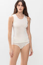 Mey Shirt mouwloos Wol-Zijde Exquisite Dames 66575 1 weiss