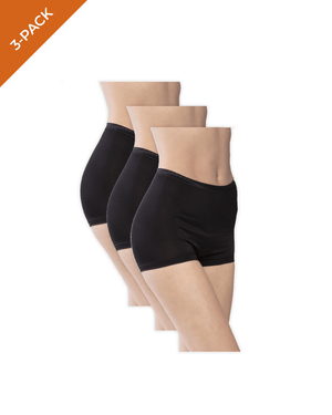 Mey Light dames boxershorts bundel van 3 stuks in zwart, zijdezacht en ademend voor optimaal comfort.
