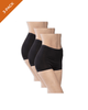 Mey Light dames boxershorts bundel van 3 stuks in zwart, zijdezacht en ademend voor optimaal comfort.