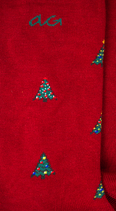 AlfredoGonzalesChristmasTreeSokkenUnisexAG-OC-XTREE131Bordeaux_Red_Green__3