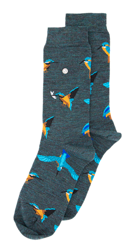 Alfredo Gonzales Ijsvogel Merino Sok AG-SK-KINF-01 109 Navy/Orange