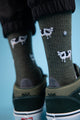 Alfredo Gonzales Wandelsok Wol Cows AG-SK-HIKE-01 118 Army/White/Grey