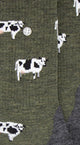 Alfredo Gonzales Wandelsok Wol Cows AG-SK-HIKE-01 118 Army/White/Grey