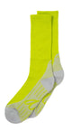 Alfredo Gonzales Wandelsok Wol Hike plain AG-SW-HIPLAINi Citron, hoge wandelsokken in helder geel met voering.