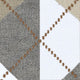 Burlington 2-Pack Everyday mix Heren 21102 3227 light grey sokken met geruit patroon in neutrale kleuren.