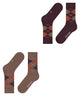 Burlington2-packSokEverydayArgyleDames220125020nougat__2