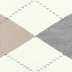 Burlington Covent Garden Sokken Dames 22088 2043 offwhite-black in een klassiek ruitpatroon.