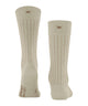 Burlington Duke Street Sokken Heren 21208 4840 gravel, klassieke sokken met ribstructuur en geborduurd logo.