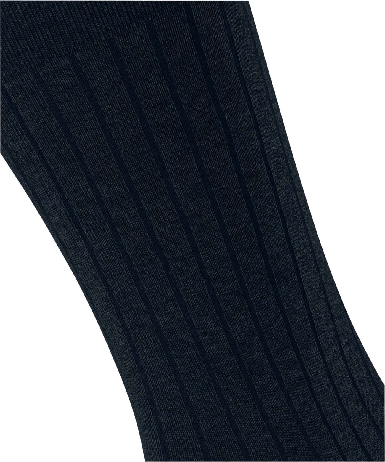 Burlington Duke Street Sokken Heren 21208 6120 marine met fijne ribstructuur