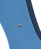 Blauwe Burlington sok met herkenbare clip, deel van een 2-pack katoenen sokken voor heren, verkrijgbaar in onesize maat 40-46.