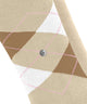 Burlington Everyday Mixed 2-Pack Damessokken 22044 4011 cream, geruite damessok in zachte katoenmix.