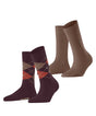 BurlingtonEverydayMixed2-PackDamessokken220448377rose__1