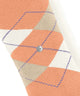 Burlington Everyday Mixed 2-Pack Damessokken 22044 8766 peach, geruite damessok in zachte katoenmix.