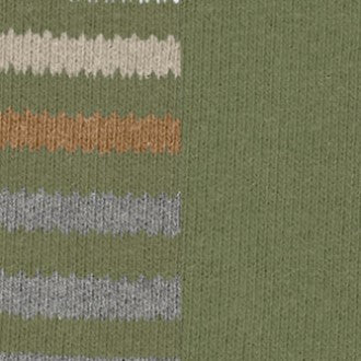 Burlington Everyday Stripe Sokken Heren 21087 7472 salvia met gestreepte en effen ontwerpen op een groene achtergrond.