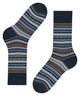 Burlington Fair Isle Sokken Heren 24748 6120 marine
