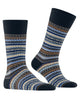 Burlington Fair Isle Sokken Heren 24748 6120 marine
