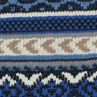 Burlington Fair Isle Sokken Heren 24748 6120 marine