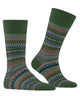 Burlington Fair Isle Sokken Heren 24748 7045 asparagus