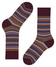 Burlington Fair Isle Sokken Heren 24748 8435 claret