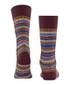 Burlington Fair Isle Sokken Heren 24748 8435 claret