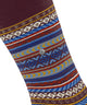 Burlington Fair Isle Sokken Heren 24748 8435 claret