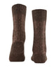 Burlington Kabel Tweed Boot Sokken Dames 27188 5880 autumn mel, gemêleerd met klassiek kabelpatroon en langere schacht.