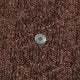 Burlington Kabel Tweed Boot Sokken Dames 27188 5880 autumn mel met kabelpatroon en logo op bruin tweed oppervlak.