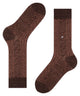 Burlington Kabel Tweed Boot Sokken Heren 24752 5880 autumn mel met klassiek kabelpatroon en warme wolmix