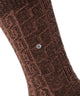 Burlington Kabel Tweed Boot Sokken Heren 24752 5880 autumn mel met kabelpatroon en Burlington-clip