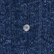 Burlington Kabel Tweed Boot Sokken Heren 24752 6127 navy mel. close-up van het kabelpatroon en logo op de sokken.