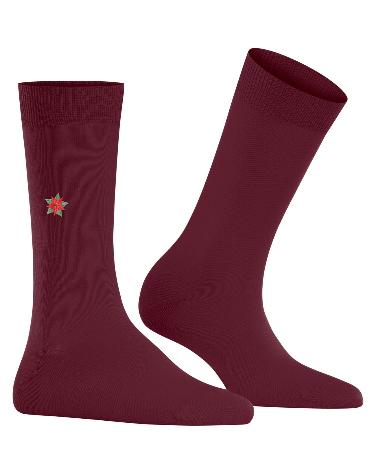 Burlington Kerst Sokken Dames 21451 8011 BURGUND