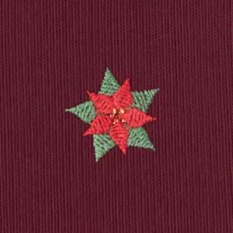 Burlington Kerst Sokken Dames 21451 8011 BURGUND