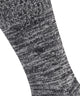 Burlington Knitting Hill Sokken Heren 24755 3000 black gemêleerd design en logo op de sokken.