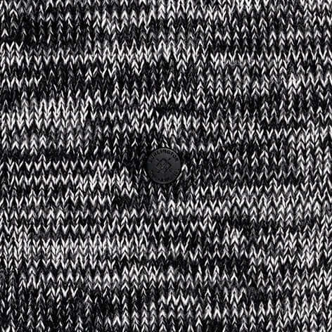 Burlington Knitting Hill Sokken Heren 24755 3000 black close-up van gemêleerd patroon en logo