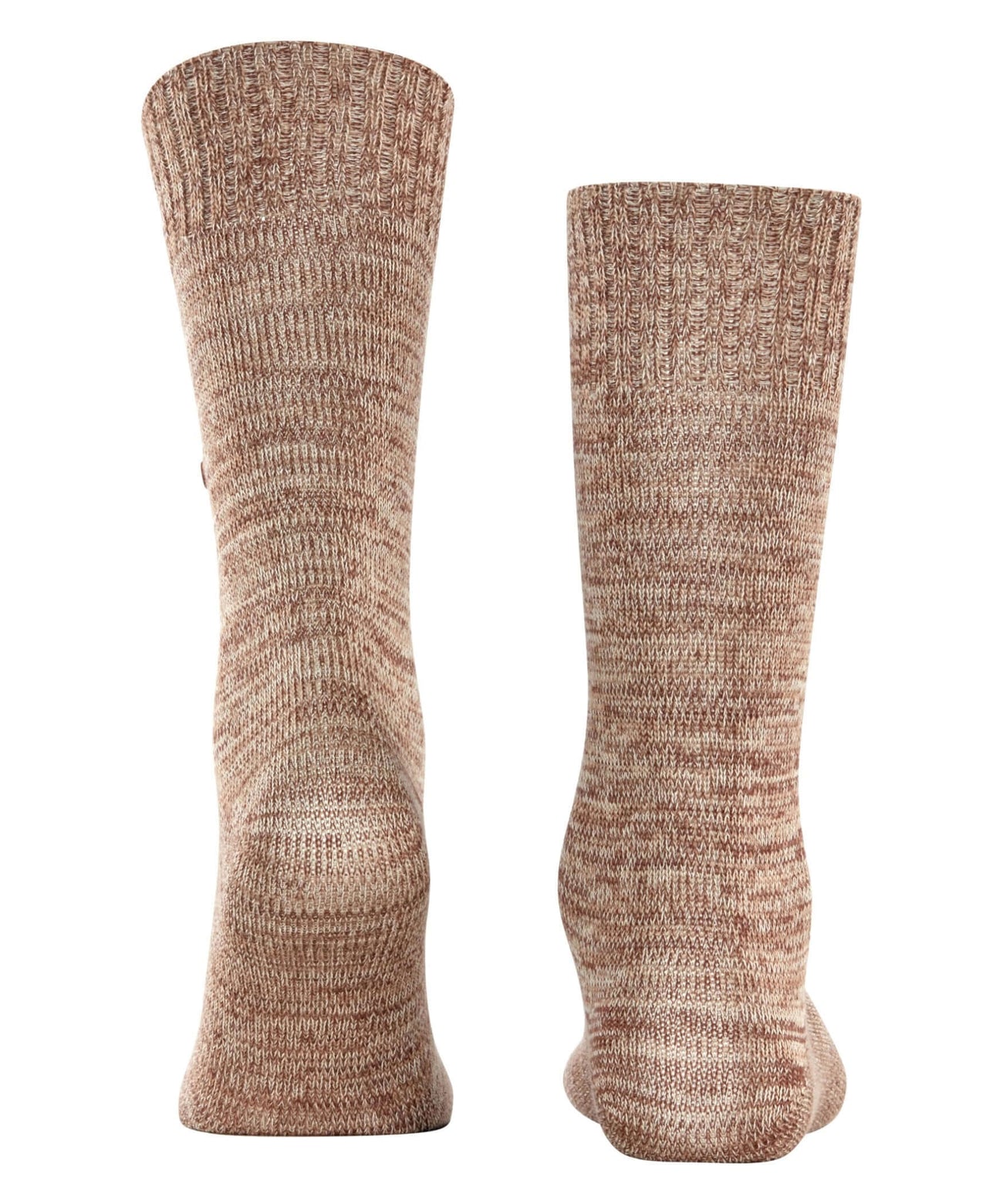 Burlington Knitting Hill Sokken Heren 24755 5042 caramel, gemêleerde sokken in wol-katoenmix, comfortabele winterlooks.