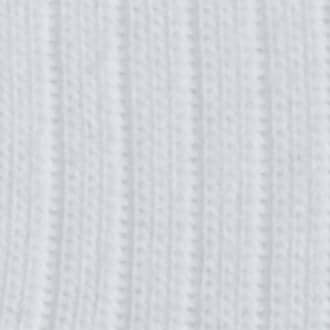 Burlington Lakeside Korte sokken Dames 27116 2000 white detail van de fijne ribstructuur in wit.