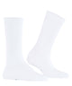 Burlington Princess Street Sokken Dames 22135 2000 white, glanzend en fijn geribt, in een zachte viscosemix.