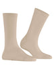 Burlington Princess Street Sokken Dames 22135 4010 cream, fijne glanzende sokken met ribstructuur en zachte viscosemix.