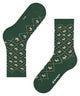 Burlington Reindeer Sokken Dames 27193 7502 eucalyptus met rendier en ruitpatroon voor een casual kerstlook.
