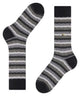 Burlington Signature Stripe Sokken Heren 24717  3000 black Foto 13368